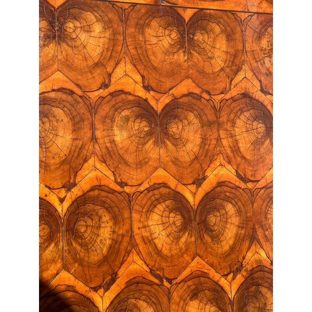 Late 19th Century Queen Anne Burl Oyster Veneer Chest of Drawers For Sale - Image 5 of 10