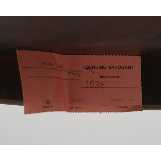 Henkel Harris Mahogany Double Pedestal Dining Table For Sale - Image 18 of 18