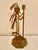 Vintage Native American Tribal Deity Figure Kokopelli Signed Sculptural Patina Metal Candle Holder For Sale - Image 14 of 14