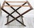 Mid 20th Century Vintage English Butler's Mahogany Tray Table With Folding Stand For Sale - Image 15 of 18