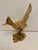 Vintage Hollywood Regency Brass Roadrunner Bird Sculpture For Sale - Image 4 of 12