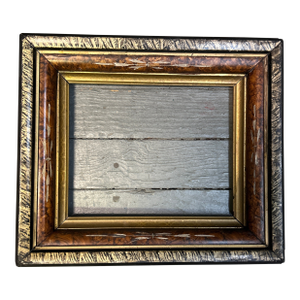 Antique 1880’s Original Aesthetic Movement Gilt and Incised Wood Frame