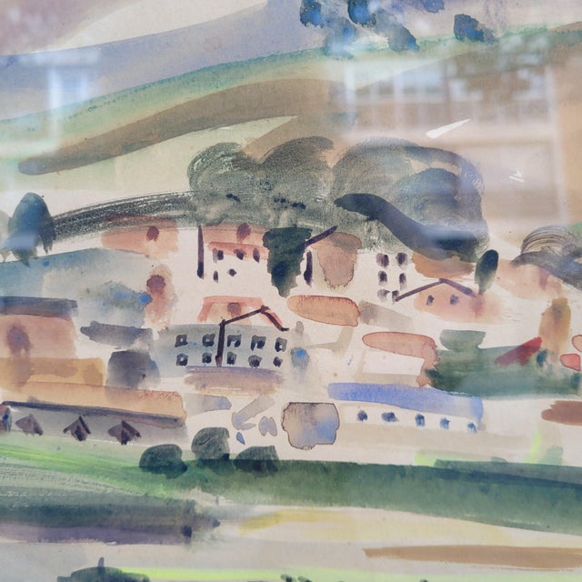 Menchu Gal, Txingudi Bay and Mount San Marcial, 20th Century, Watercolor on Paper For Sale - Image 18 of 18