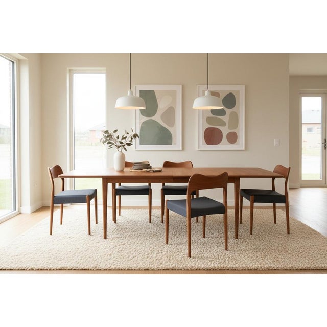 Mid-Century Modern Chair in Teak by Arne Hovmand Olsen for Mogens Kold, 1960s For Sale - Image 3 of 14