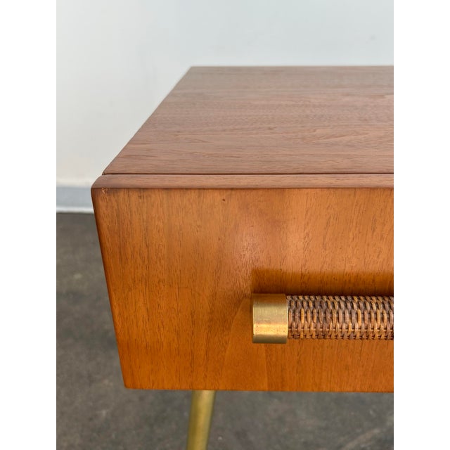 Wood t.h. Robsjohn-Gibbings Nightstands For Sale - Image 7 of 9