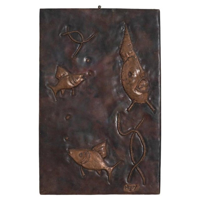 1960s Danish Copper Artwork For Sale - Image 10 of 10