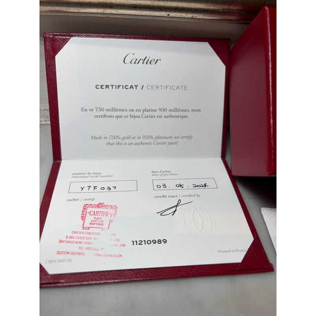 Cartier 18ct Yellow Gold Love Ring 6.34g, Size 8 For Sale - Image 12 of 12