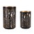 2020s Forest Trees Punched Metal Candle Holder (Set of 2) For Sale - Image 5 of 9
