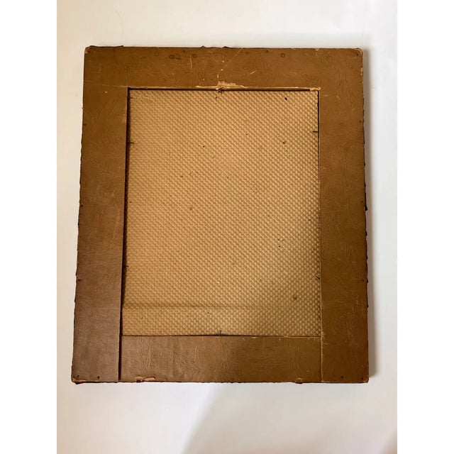 1930s Art Deco Leather Frame For Sale - Image 5 of 5