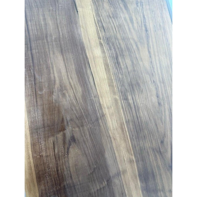 Wood Spanish Revival Style Ten-Foot Dining Table in Solid Walnut For Sale - Image 7 of 10
