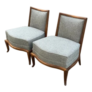 Mid Century Modern Slipper Lounge Chairs- a Pair