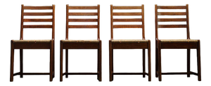 Traditionalist Dining Chairs by Bas Van Pelt, 1936, Set of 4
