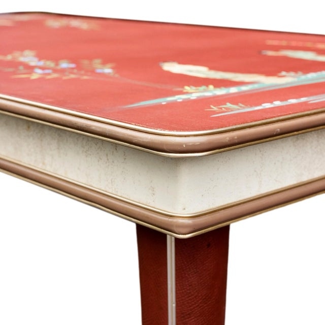 Mid-Century Modern Dining Table & Six Chairs by Umberto Mascagni, Italian, 1950 For Sale - Image 11 of 13