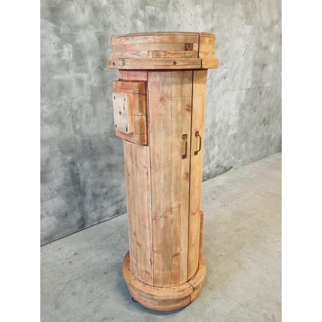 Vintage Industrial Drinks Cabinet in Pine, 1930s For Sale - Image 18 of 18