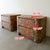Vintage 1970s Mid Century Modern Pair of Cork Nightstands Burlwood For Sale - Image 12 of 12