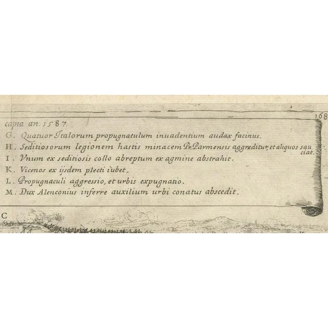Gold The Aftermath of Battle for Oudenaarde in the Eighty Years' War, 1632, Print For Sale - Image 8 of 10