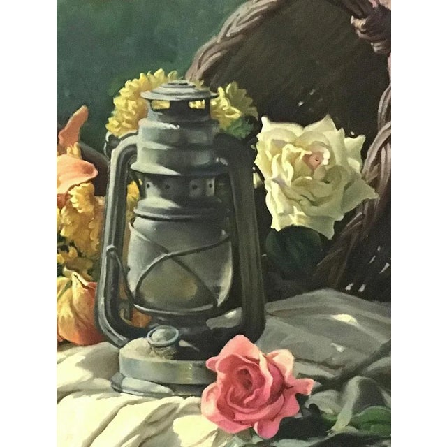 Francesco Giugliano, Hyper-Realistic Lantern, 2011, Oil on Canvas, Framed For Sale - Image 10 of 11