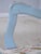 Pair of French Provincial Blue Frame Open Arm Chairs For Sale - Image 13 of 18