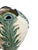 Ceramic Vintage Italian Earthenware Vase With Stylized Peacock Feather Design For Sale - Image 7 of 13