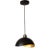 Luna Bella Pendant Light Small - Matte Black, Weathered Brass For Sale
