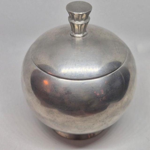 Swedish Grace Decorative Pewter Box by Harald Linder, Uppsala, 1933 For Sale - Image 4 of 12
