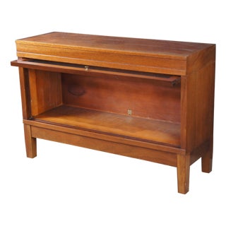 Antique Globe Wernicke American Walnut Barrister Bookcase Lawyer Bookshelf 811 For Sale