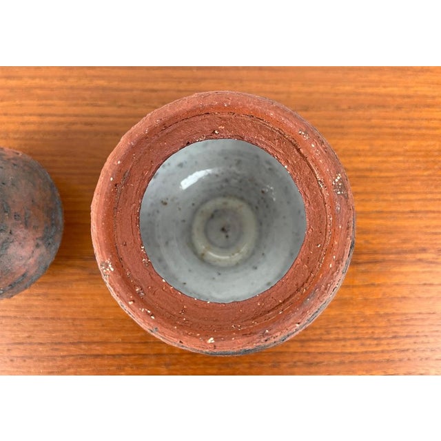 Mid-Century German Brutalist Studio Pottery Tea Canister with Lid by Gerhard Liebenthron, 1960s For Sale - Image 11 of 18