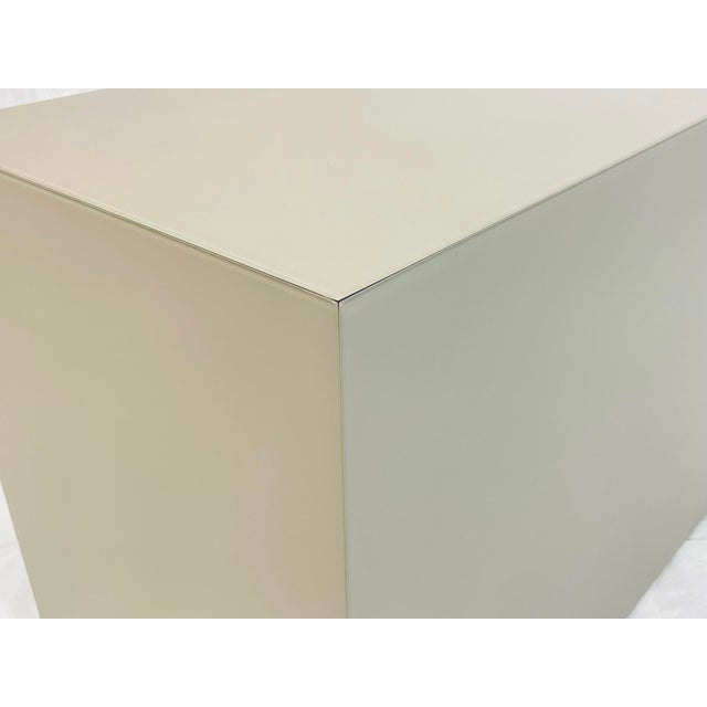 Glas Italia Modern Gray Glass 6 Drawer Dresser Credenza, Made in Italy For Sale - Image 16 of 18