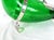 Silver-Plated Green Glass Walrus Decanter Bottle For Sale - Image 3 of 9