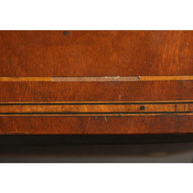 Wood Circa 1780 George III English Flip Top Tea Table For Sale - Image 7 of 9