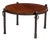 French Brutalist Oak and Iron Coffee Table, C. 1960 For Sale