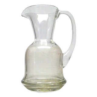 Art Deco Jug from Hortensja Glasswork, Poland, 1930s For Sale
