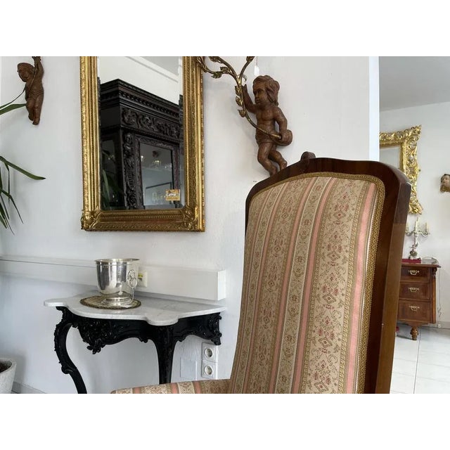 Brown Late Biedermeier Fitty Armchair For Sale - Image 8 of 10