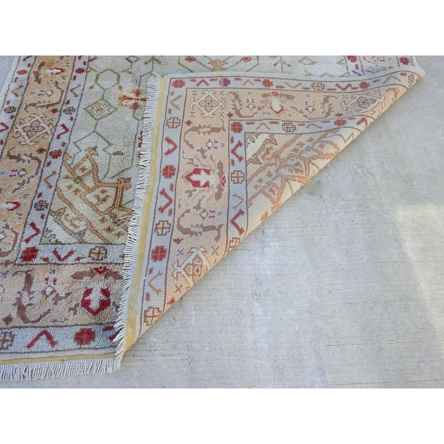 Early 20th Century Oushak Rug For Sale - Image 10 of 11