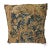Antique Early 18th-Century Needlepoint Pillow With Velvet Back & Tassels — 18” X 17” For Sale