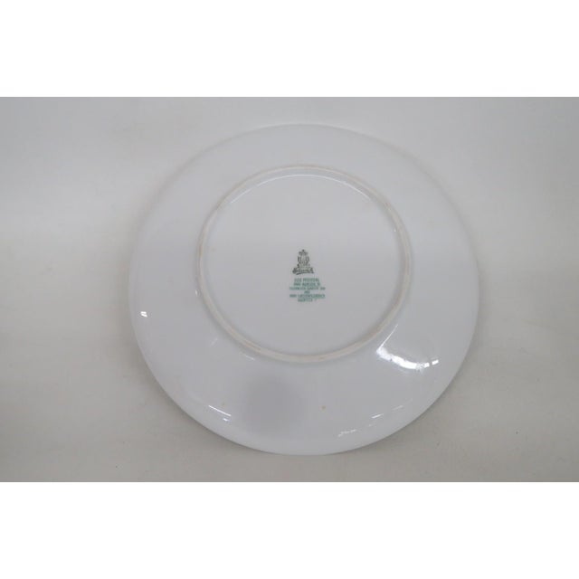 Ceramic Hg Selb Heinrich Bavaria Germany Christmas Collector Plate Santa and Sled 4902b For Sale - Image 7 of 12