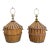 Antique Crated French Demijohn Lamps - a Pair For Sale