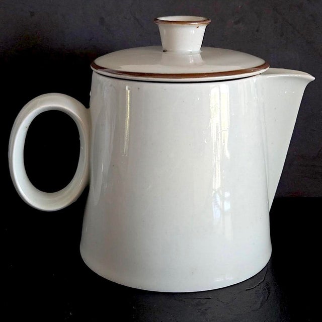 1960s Dansk Brown Mist Set With Coffee Pot, Bowls, Saucers - 18 Pieces For Sale In Miami - Image 6 of 16