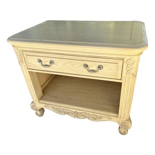 Marge Carson French Style Nightstand. For Sale