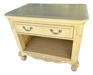 Marge Carson French Style Nightstand.