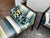 Blue Bespoke Coastal Stripe Benches, Pair For Sale - Image 8 of 12