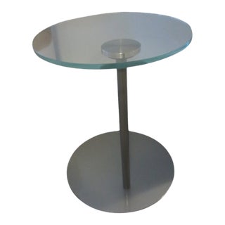 Coalesse Await Glass Side Table For Sale