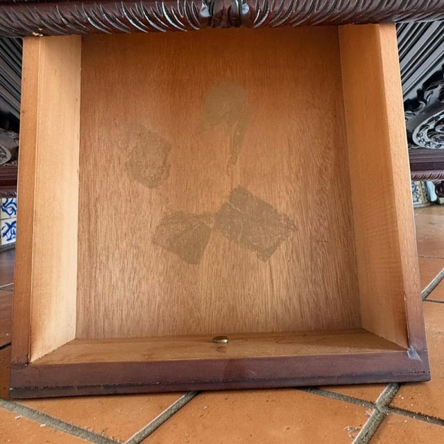 Renaissance Revival 1970s Euro Import Carved Wood China Cabinet For Sale - Image 11 of 12