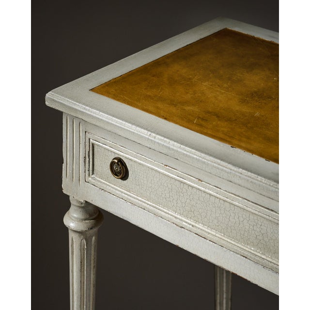 French Louis XVI Style Painted Cherrywood Writing Desk, Circa 1920 ...
