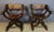 Antique Curule Armchairs, 1800s, Set of 2 For Sale - Image 13 of 15