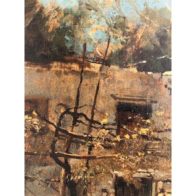 Ezelino Briante, Maisons typiques, Oil on Canvas, Framed For Sale - Image 5 of 10