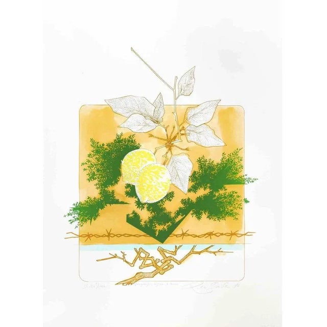 Still Life is an artwork realized in 1976 by the Italian Contemporary artist Leo Guida (1992 - 2017). Original screen...