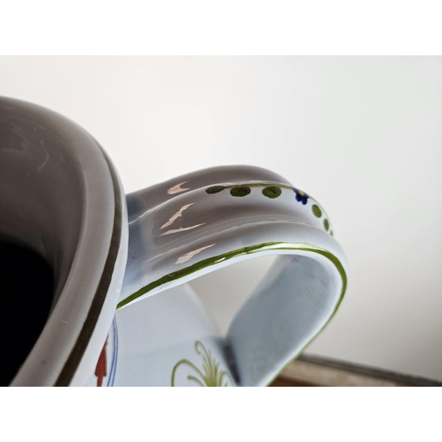 Large Amphora in Decorated Ceramic from La Vecchia Faenza, 2000s For Sale - Image 11 of 18