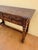 1920s Spanish Walnut Console Table with Geometric Carved Drawers, 1920s For Sale - Image 5 of 17