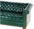 Late 20th Century Late 20th Century Hancock & Moore Emerald Green Tufted Leather Chesterfield Sofa For Sale - Image 5 of 9